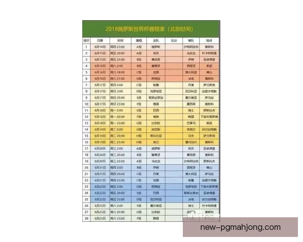 高尔夫赛程时间表及比赛场地安排